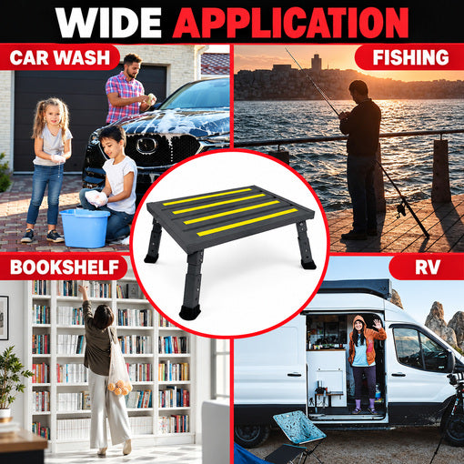 Portable RV Steps Extra Large Platform