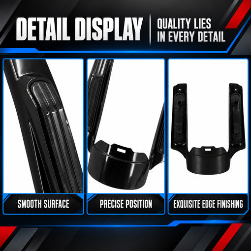 Motorcycle Rear Fender Fascia with LED Tail Lights