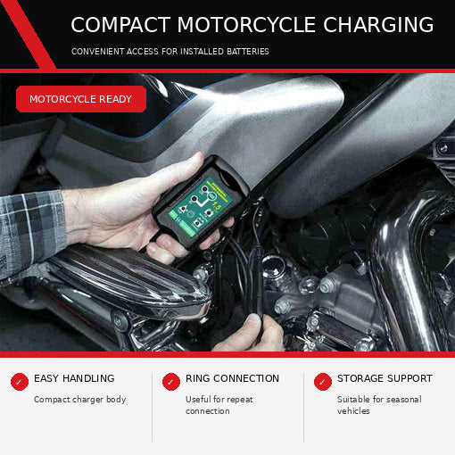 HD 12V Battery Charger Maintainer Trickle