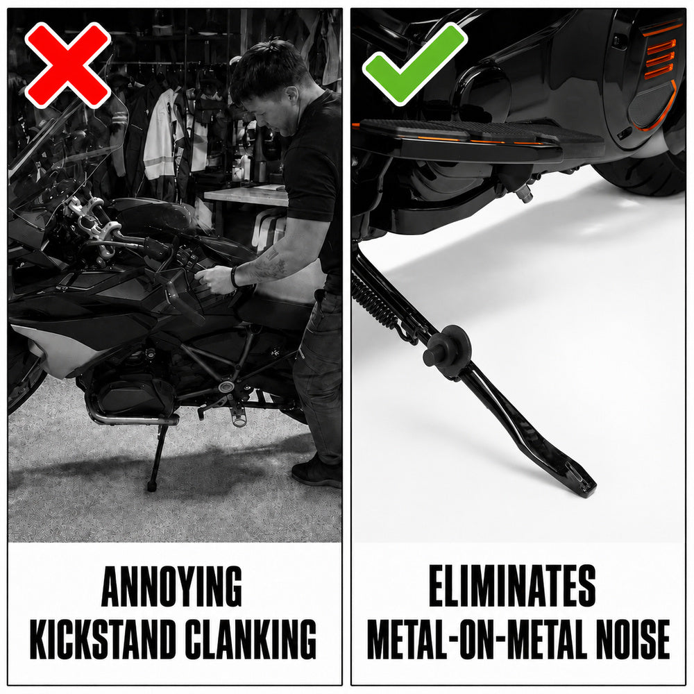 2-Piece Jiffy Stand/Kickstand Rubber Bumper Pad