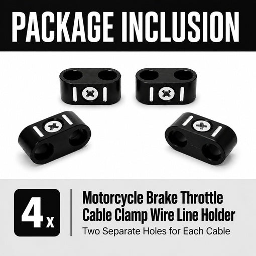 Motorcycle Brake Throttle Cable Clamp Wire Line Holder