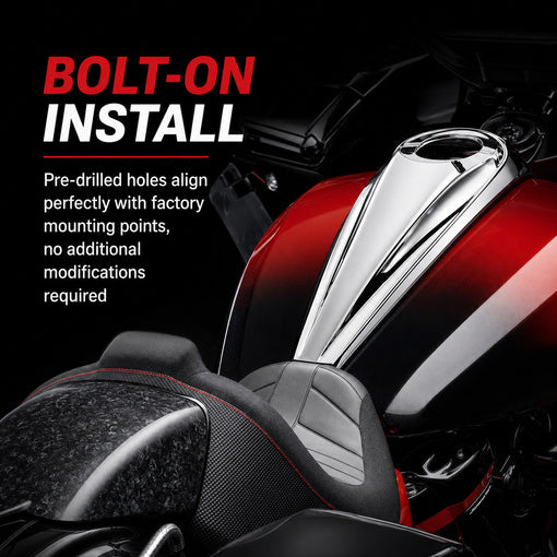 Motorcycle Smooth Dash Console with Pop-Up Gas Cap