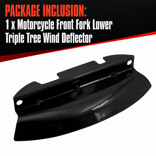 Motorcycle Front Fork Lower Triple Tree Wind Deflector