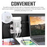 9-In-1 Wall Outlet Extender With 4 USB Ports