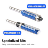 Flush Trim Router Bit Set