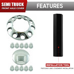 Semi Truck Front Axle Covers