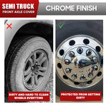 Semi Truck Front Axle Covers