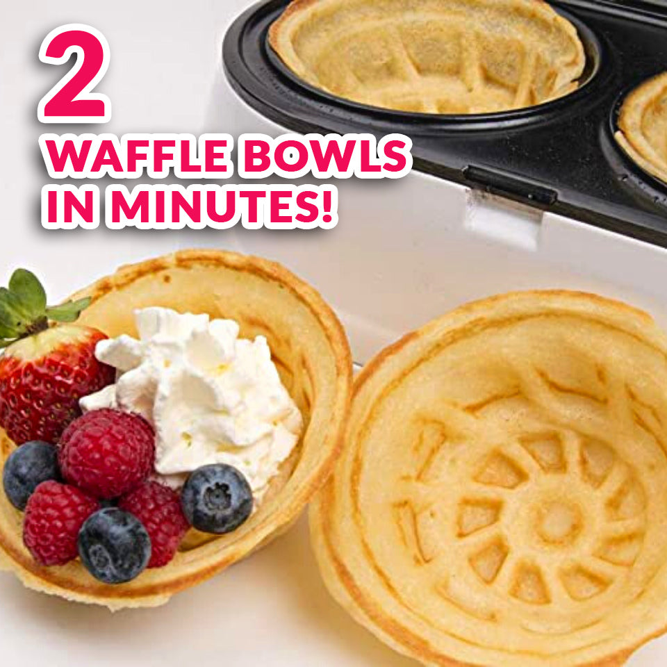 The On-Call Cook: Homemade Waffle Bowls