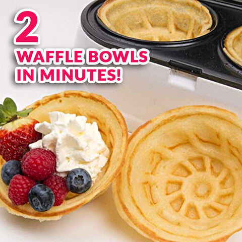 Homemade Waffle Bowls • Pint Sized Baker