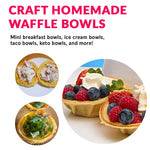 Dual Waffle Bowl Maker