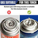 Refillable Butane Torch with Safety Lock